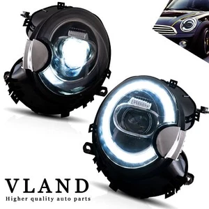 Full LED Headlights For Mini Cooper R55 R56 R57 R58 R59 2007-2013 Dynamic Signal - Bild 1 von 9