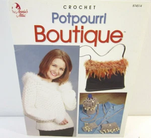Annie's Attic gehäkelt Potpourri Boutique Häkelanleitung Buch Hüte & Handschuhe - Bild 1 von 2
