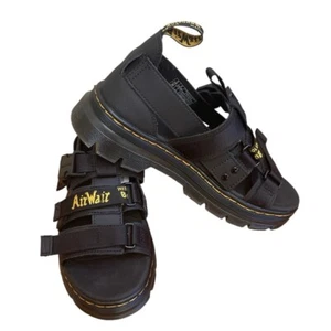 Dr. Martens PEARSON SANDALS Mens/Womens US Size 7 (women) EU 38 Black NEW - Bild 1 von 13