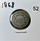 1868 Shield Nickel, SN052