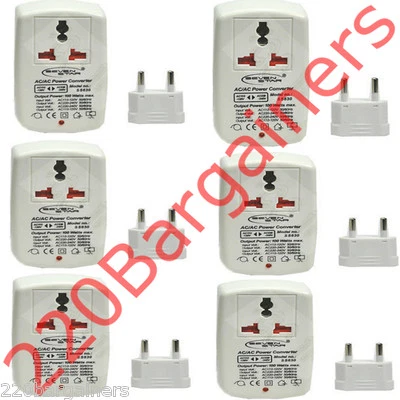 6X Seven Star SS630 100 Watt 110 220 Volt Voltage Converter 110V 220V 100w  - Image 1 of 3