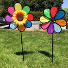 Colorful Decoration Windmill Spinners Portable Flower Pinwheels Cloth Kids T AUT