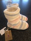 Joules Girls Size 8-9 Cosy Striped Booties Style Slippers BNWT 💕