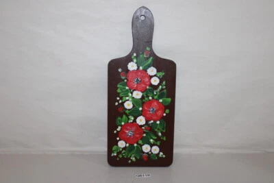 Deko Holzbrett handbemalt Schneidebrett (G6119-R69) - Bild 1 von 4