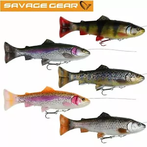 SAVAGE GEAR 4D LINE THRU PULSE TAIL TROUT 16/20 CM LUCCIO SILURO SLOW SINK - Photo 1 sur 11