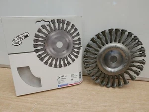 SONNENFLEX 180MM X 22.2MM TWISTED KNOT ANGLE GRINDER WIRE WHEEL BRUSH 00640 - Picture 1 of 1