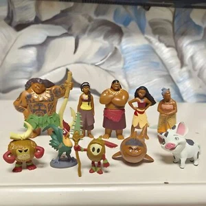 10pcs Set Moana Character Statue Figures Play Set - Picture 1 of 3