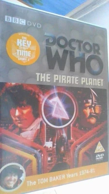 Doctor Who The Pirate Planet Special Edition BAKER Dr Who  RARE SILVER BBC CASE - Image 1 of 3