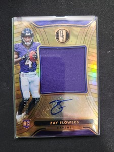  2023 Gold Standard Zay Flowers RPA /149 Patch Auto 