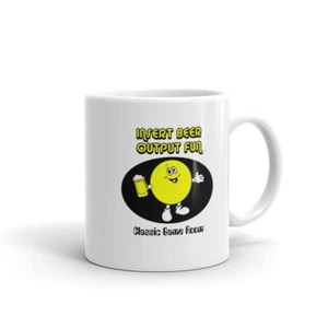 Insert Beer Output Fun: Official Classic Game Room Coffee Mug *NEW* - Picture 1 of 1