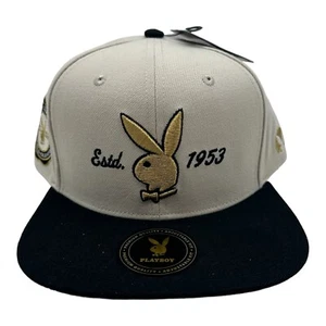 NWT Playboy Gold Rush Snapback Unisex Hat Cap Bunny 1953 Lids Exclusive OSFM - Picture 1 of 6