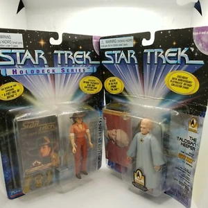 Star Trek Action Figures Lot of 2, 30th Anniversary & Holodeck Series - Picture 1 of 10