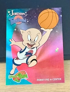 1996 Upper Deck Space Jam Series 1 Jordan's Tune Squad  Porky Pig Card #T4 NM/M - Picture 1 of 2