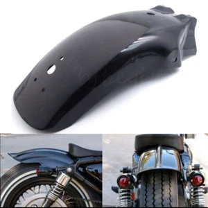 Rear Motorcycle Fender Mudguard Metal Universal for Chopper Bobber Honda Yamaha - Picture 1 of 13