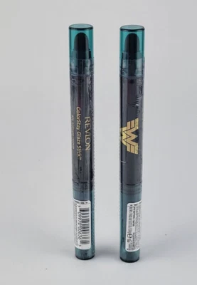 2 PACK REVLON WONDER WOMEN GLAZE STICK SILKY SHIMMER EYESHADOW 075 SAPPHIRE - Image 1 of 4