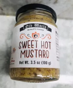 Old World Sweet/Hot Mustard.3.5 0z(100gm).. Made in Poland. - Picture 1 of 5