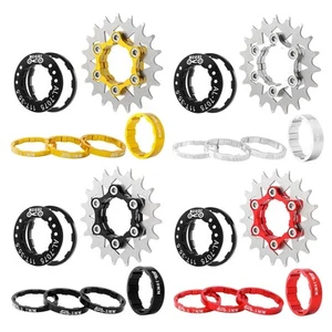 19T Single Speed Cassette Spacers MTB Fixie Adapter Sprocket Freewheel - Picture 1 of 15