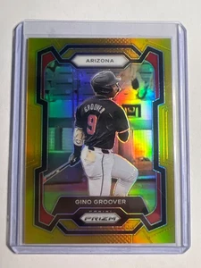 2024 Panini Prizm Gino Groover #91 Gold Prizm #D /10 SSP RC Diamondbacks 1/1 - Picture 1 of 2