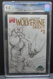 Cubierta de boceto variante Michael Turner Wolverine Origins #1 WW Philly CGC 9,8 - Imagen 1 de 3