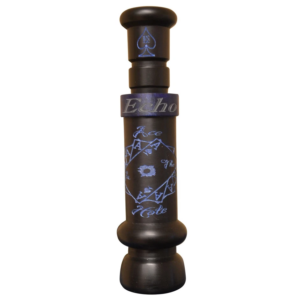 Echo Calls Ace in The Hole Single Reed Duck Call, Matte Black Acrylic #90022 - Image 1 of 1