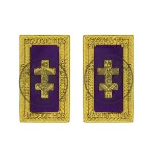 Offizier des Großlagers Schulterbretter - Tempelritter Regalien - Bild 1 von 5