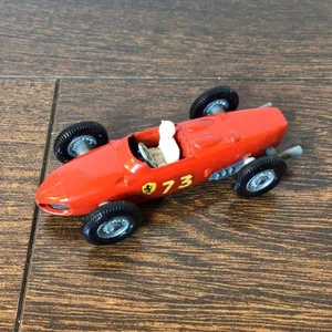 Vintage 1960's Matchbox Lesney No. 73 Diecast Red Ferrari F1 Indy Car & Driver - Picture 1 of 6