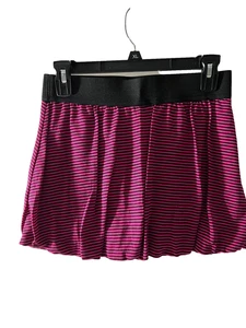 Falda Corta L8ter Junior Talla S Globo Dobladillo Cintura Elástica Rosa/Negro Rayas - Imagen 1 de 8