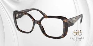 PRADA PR 10ZV 2AU1O1 Tortoise Demo Lens 51 mm Women's Eyeglasses - Picture 1 of 2