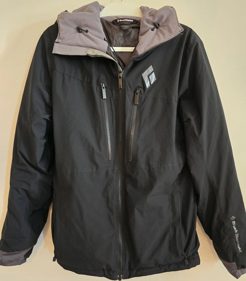 Black Diamond Jacket Windstopper Men Sz XS/XP Black Hiking Climb Hoody Outdoor - Image 1 of 4