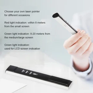 Wireless Presentation Pen Red Light Rechargable Ppt Remote Control 2.4Ghz AM - Afbeelding 1 van 24