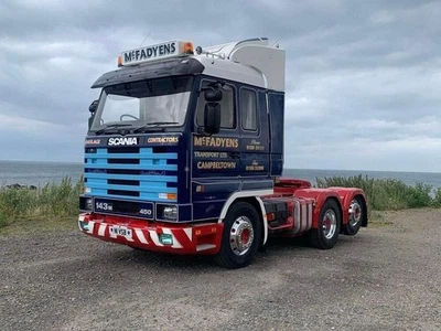 TEKNO 86742 SCANIA 143 TRACTORTRE 6X2 " Mc FADYENS " (UK) MINT SCATOLA - Immagine 1 di 4