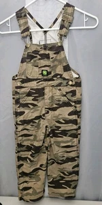 Size 5 John Deere Bibs Camo - Picture 1 of 7