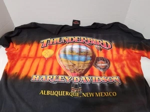 Harley Davidson Thunderbird Albuquerque New Mexico Black Orange Burst Balloons - Picture 1 of 12