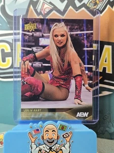 2025 Upper Deck AEW Julia Hart #40 Gold Parallel Wrestling - Picture 1 of 2