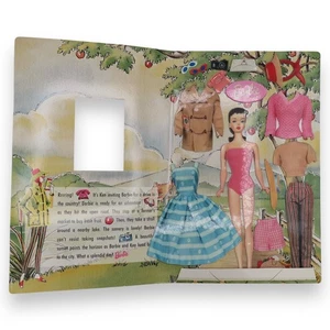 Barbie Fashion Magnets 1997 Country Weekend Complete Magnetic Doll Outfit Mattel - Picture 1 of 12