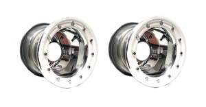 TRX 450r 400ex Rear Wheels  Beadlock  10x8 3+5 4/110  Alba Racing  PW - Picture 1 of 5