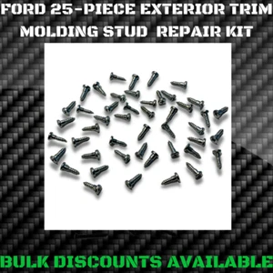 1962+ Ford Club Wagon Van Glass Windshield Reveal Molding Clips Repair Screws  - Picture 1 of 2