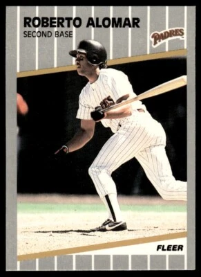 1989 Fleer Glossy Roberto Alomar #299 - Image 1 of 2