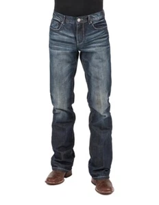 Tin Haul Western Jeans Mens Bootcut 35 Short Blue 10-004-1660-1760 BU - Picture 1 of 4