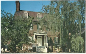 Vintage Carval Hall in Annapolis MD Chrom Postkarte nicht verschickt - Bild 1 von 2