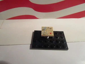 LEGO HARRY POTTER, PIRATES (1) 2x2 TILE MOUNTAINS & RIVERS WITH THE RED X - Picture 1 of 2