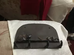 Cat & Mouse Wall Hook Key Rack Towel Coat Hanger Rustic Brown Cast Iron - Picture 1 of 3