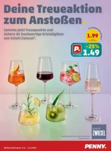 29 lose PENNY Treuepunkte 2025 Schott Zwiesel Kristallgläser - Bild 1 von 1