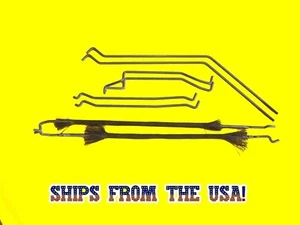 Door Lock & Handle Rod Set Both Doors For 73 79 1973 1979 Ford Truck F100 F350 - Picture 1 of 2