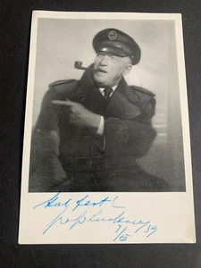FELIX GRAF VON LUCKNER († 1966) deutscher Seeoffizier Autogrammkarte 10x15 - Picture 1 of 2