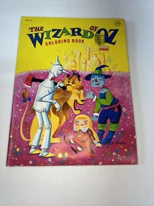 THE WIZARD OF OZ COLORING BOOK by PLAYMORE 1984 - Never Colored In - Foto 1 di 3