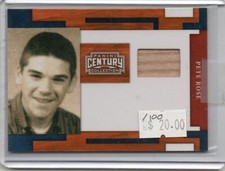 2010 Panini Century Collection Pete Rose bat relic 017/100