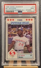 1986 Donn Jennings Bo Jackson Southern League ALL-STARS #13 PSA9 Rookie