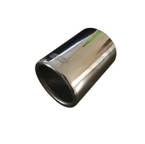 Auspuffblende Endrohr 60mm Edelstahl für Auspuffe 38-55mm in Sportauspuff Optik - Bild 1 von 3