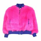 Stunning Faux Fur  Pink Jacket by Alberta Ferretti Made in Italy - Size 4Y
